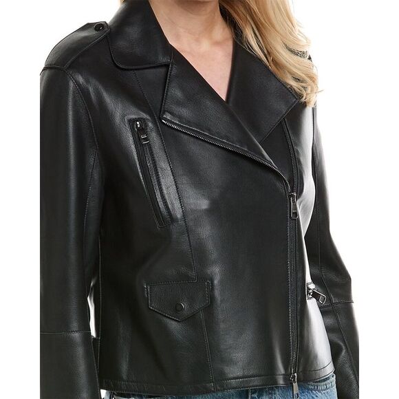 Hugo Boss Sabona Leather Jacket - Picture 4 of 5